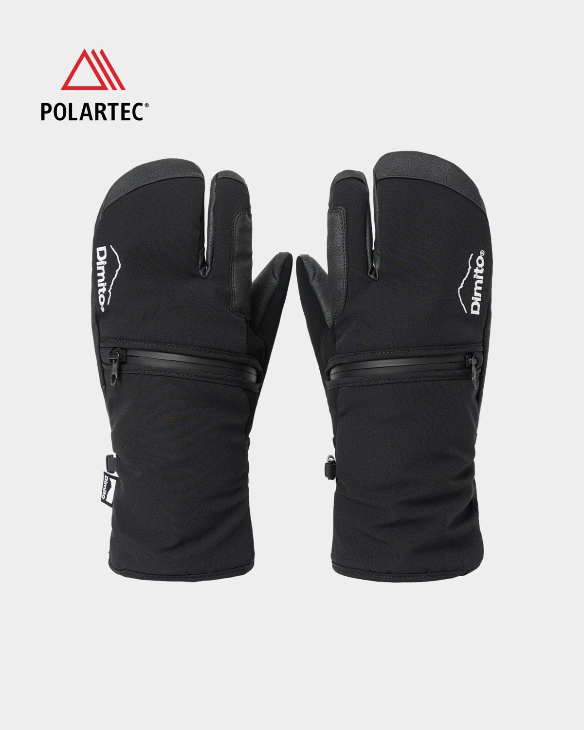 EASY ZIP IF MITTEN BLACK