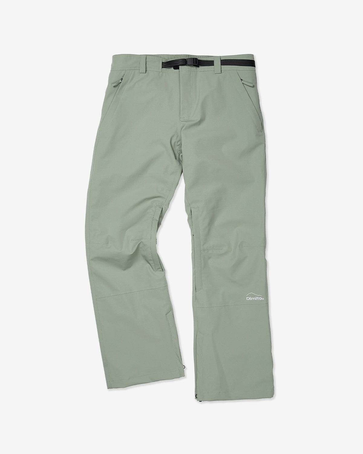 BIO SLIM STRAIGHT PANTS PALE GREEN