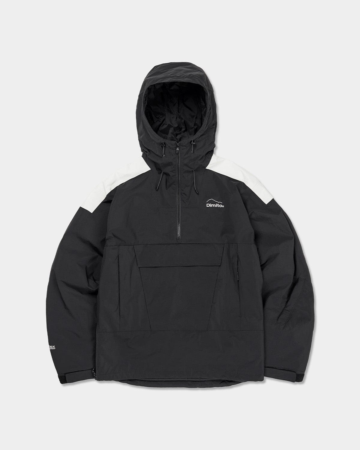 BLOCK PULLOVER JACKET BLACK