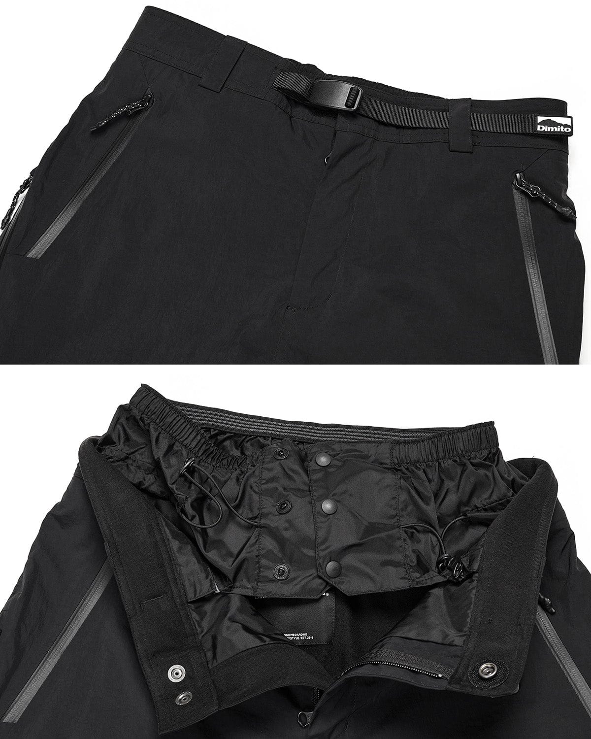 BARRIER 2L PANTS BLACK (Standard Fit)