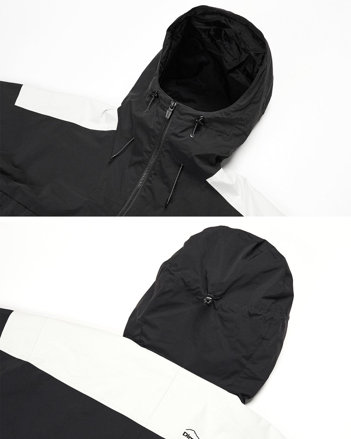 BLOCK PULLOVER JACKET BLACK