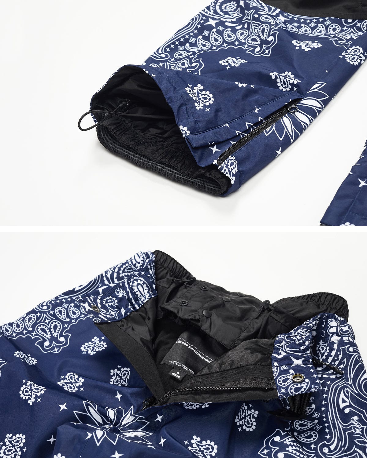 BLOCK MT PANTS PAISLEY NAVY