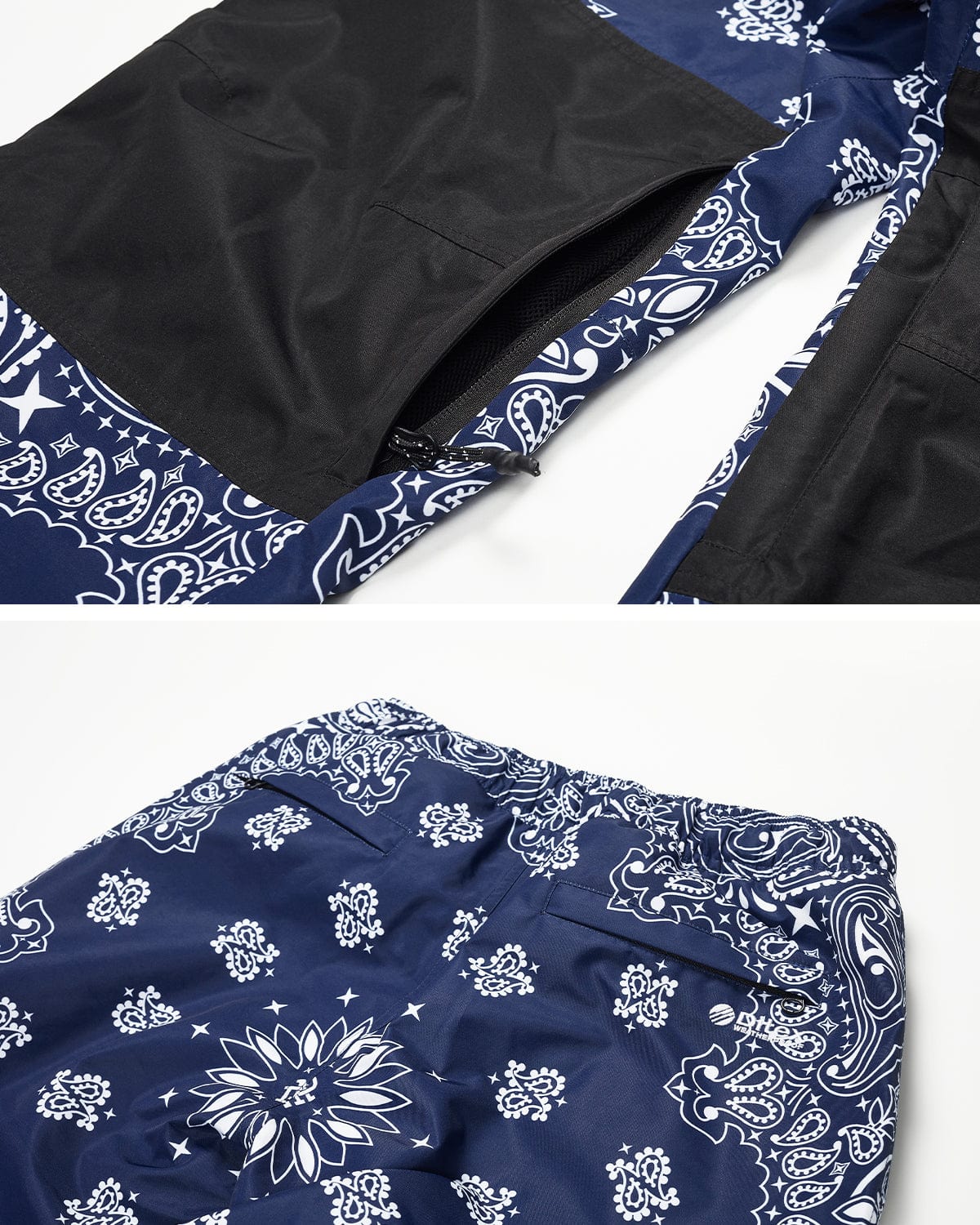 BLOCK MT PANTS PAISLEY NAVY