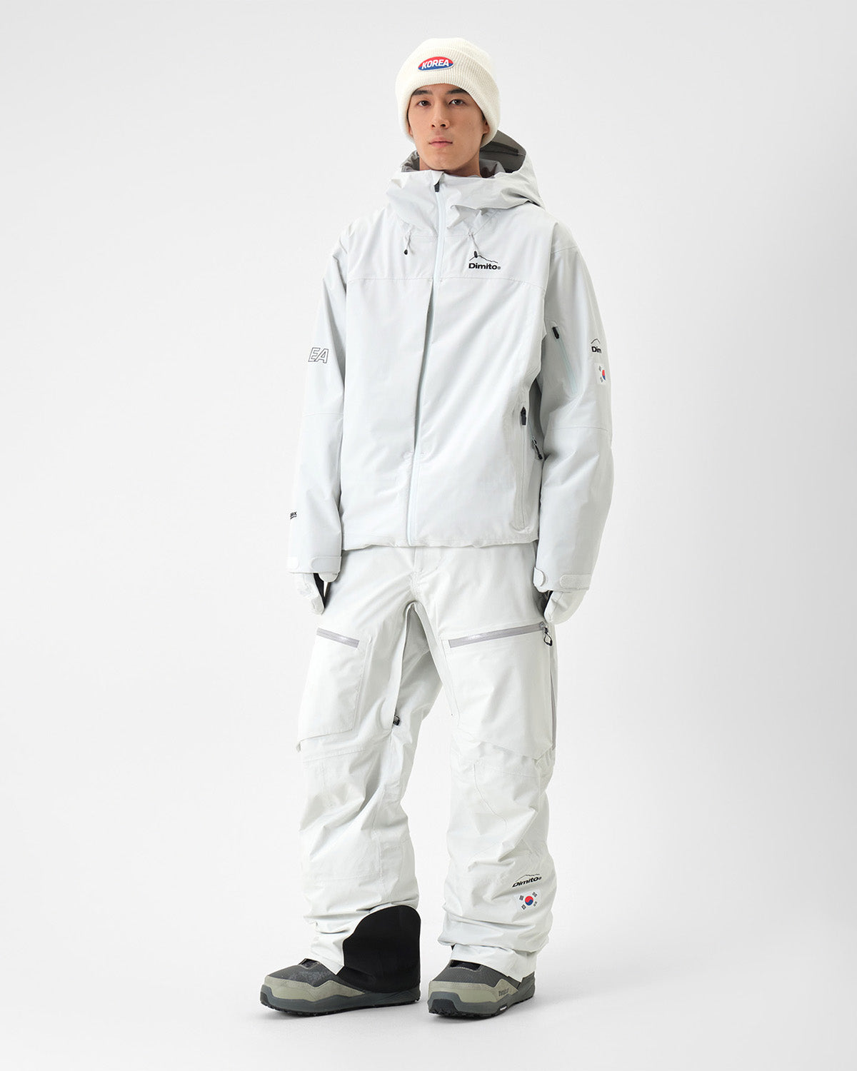  TEAM KOREA REPLICA VTX STORAGE 2L JACKET WHITE