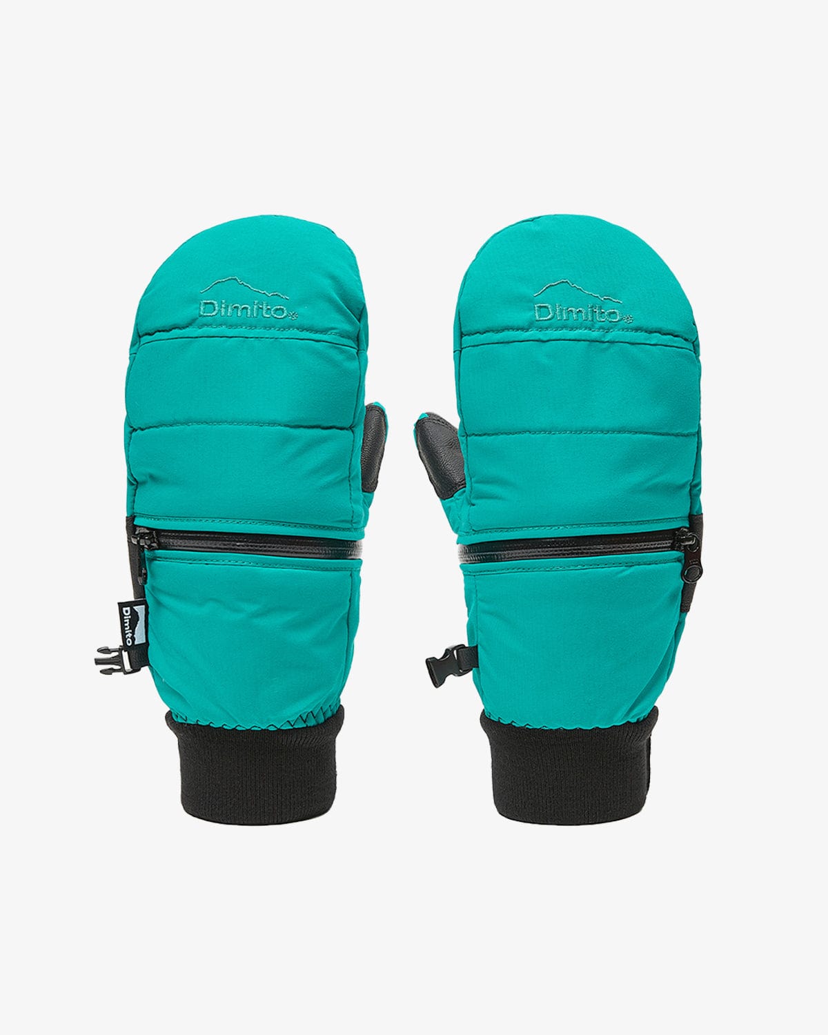 VERT 22 EASY ZIP MITTEN EMERALD