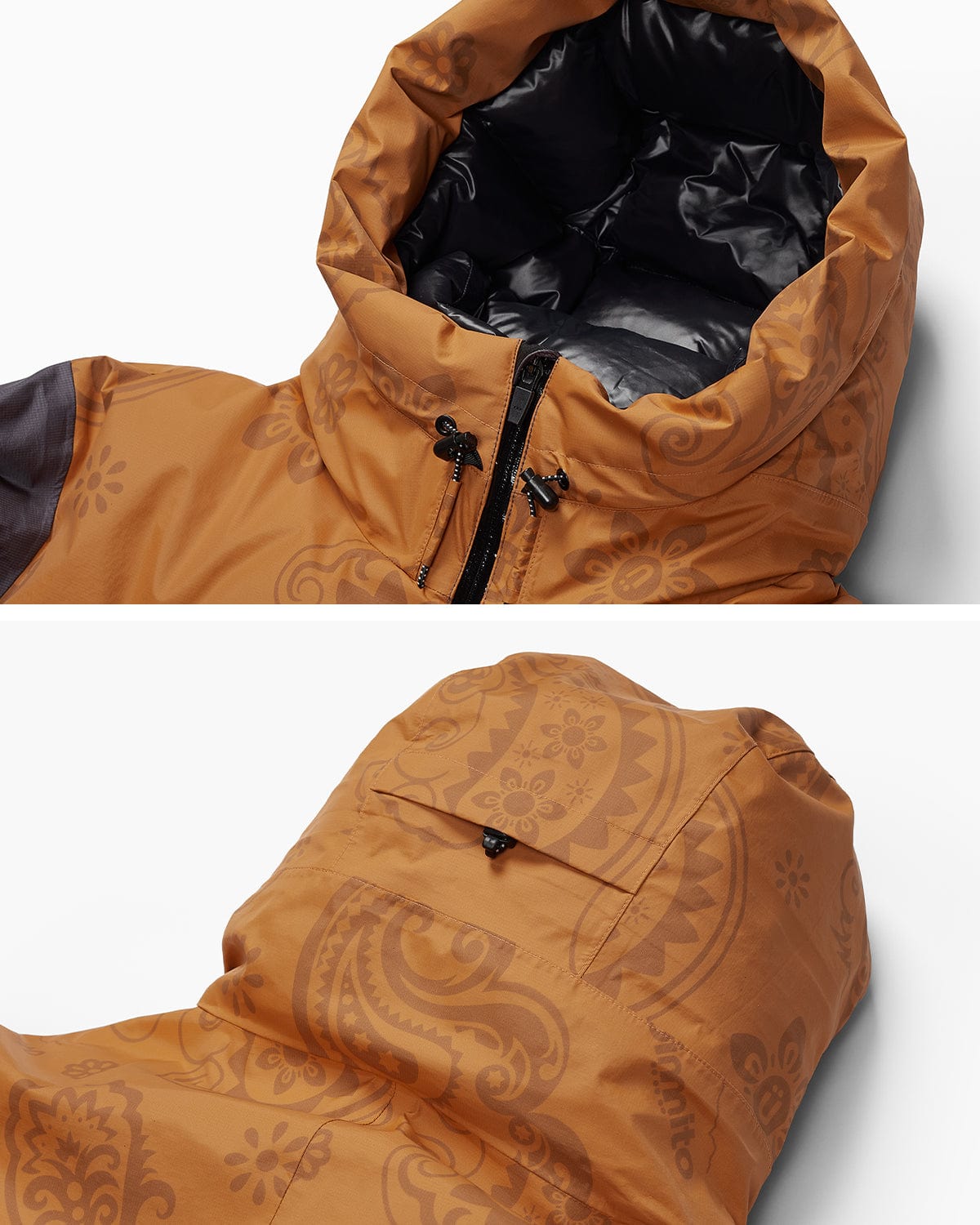 VERT 22 GEAMA PAISLEY DOWN (DIMITO X ISTKUNST) JACKET ORANGE