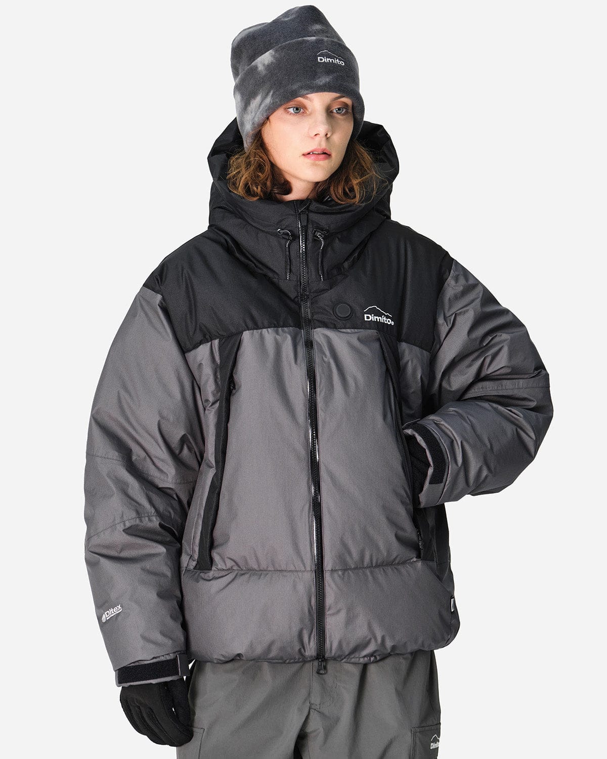 VERT 22 GEAMA TEMP DOWN JACKET GREY