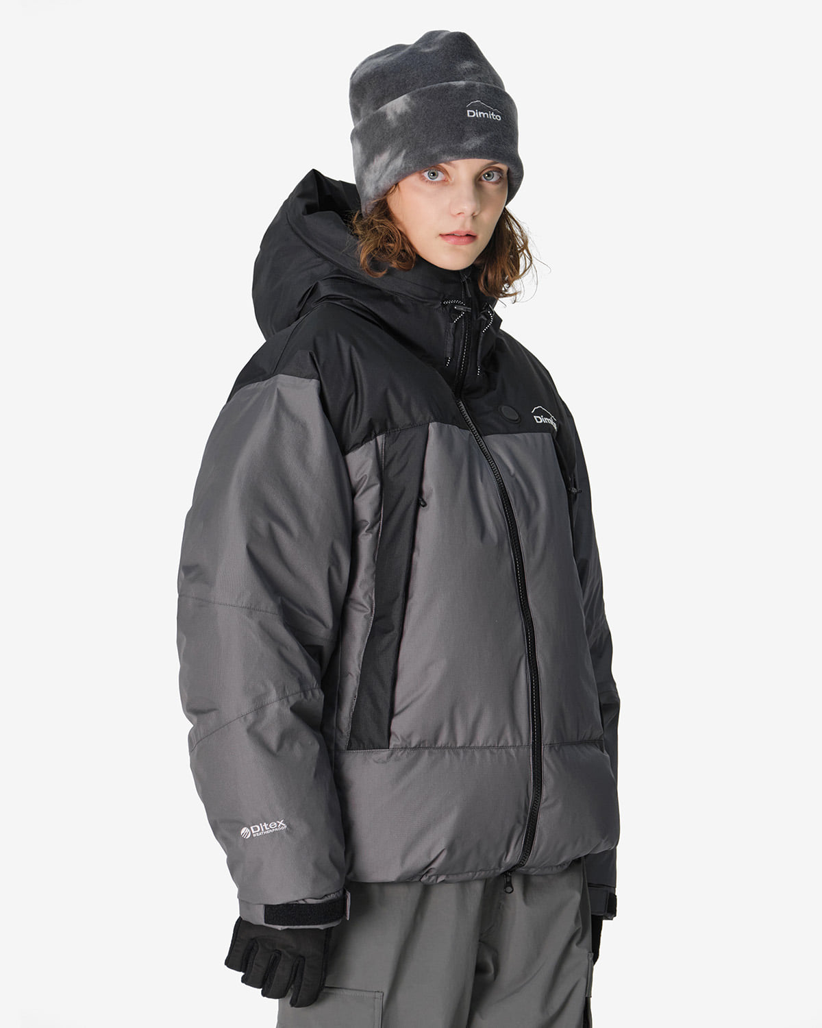 VERT 22 GEAMA TEMP DOWN JACKET GREY