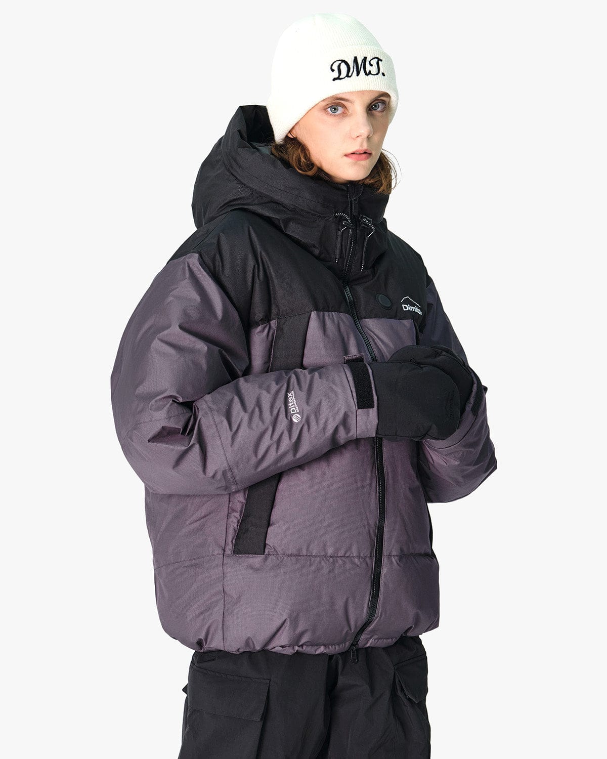 VERT 22 GEAMA TEMP DOWN JACKET PURPLE GREY