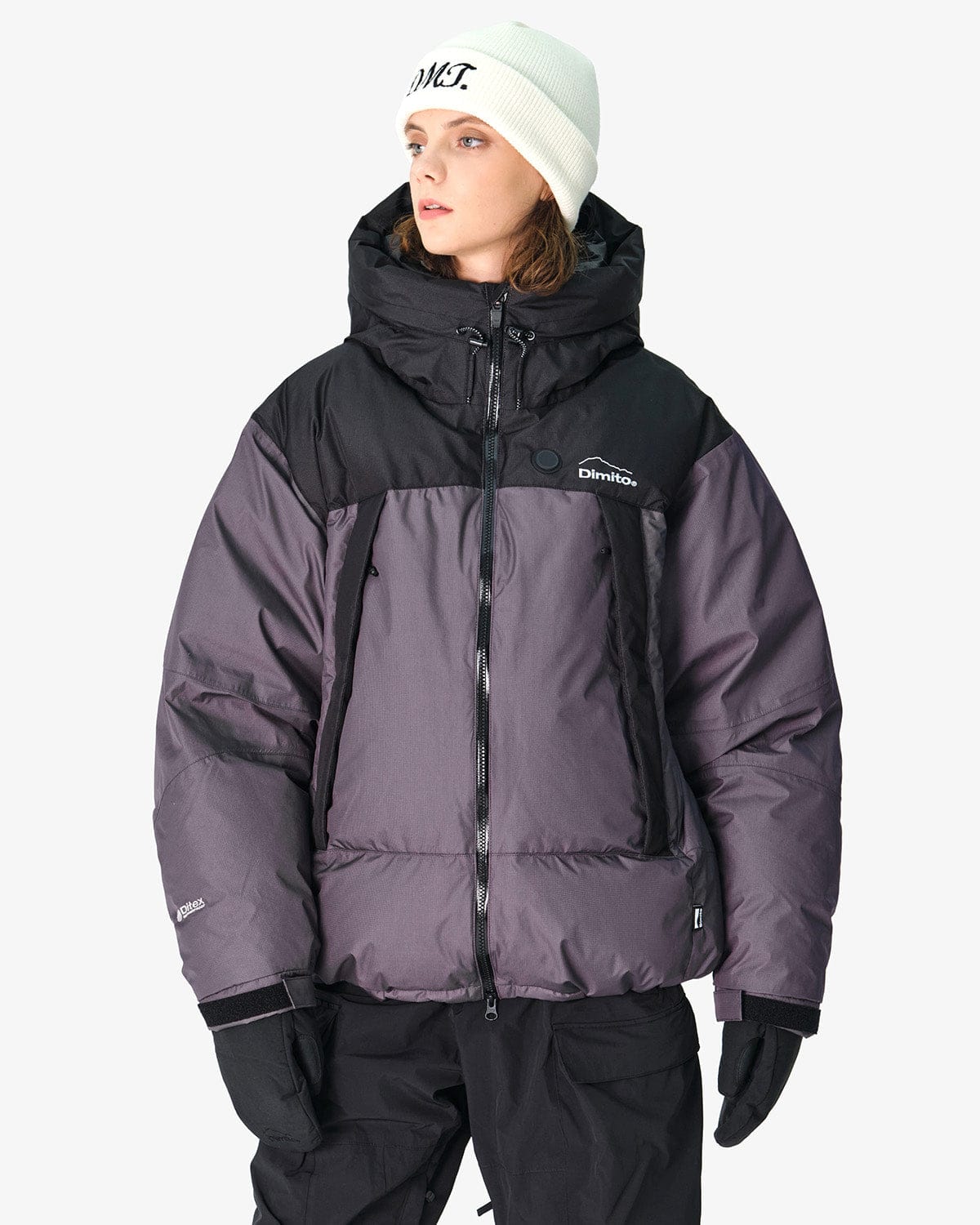 VERT 22 GEAMA TEMP DOWN JACKET PURPLE GREY