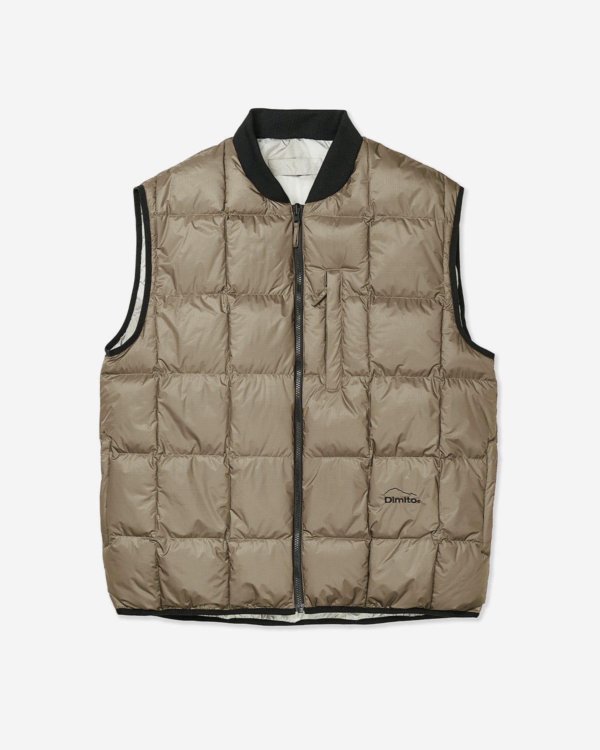 VERT 22 REVERSIBLE DOWN VEST TAN