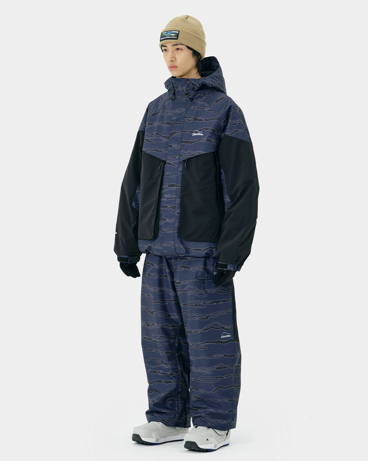 VERT 23 AIR FORCE OS PANTS MT CAMO NAVY (Semi Wide Fit)