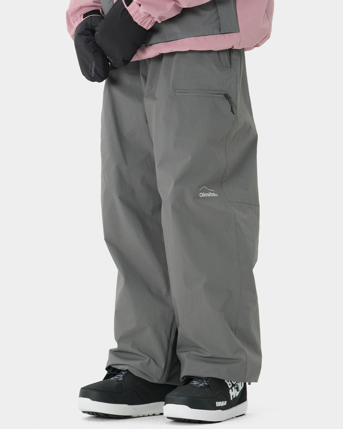 VERT 23 AIR FORCE OS PANTS STEEL GREY (Semi Wide Fit)