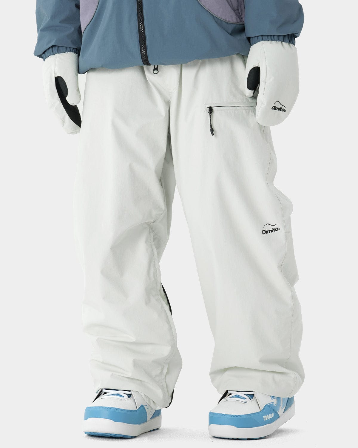 VERT 23 AIR FORCE OS PANTS WHITE (Semi Wide Fit)