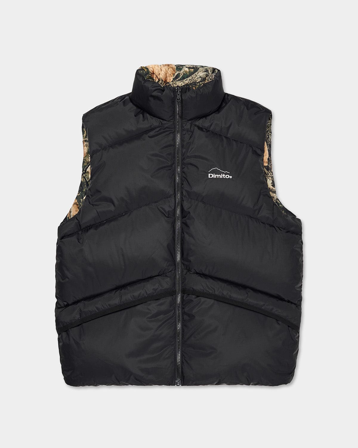 VERT 23 REVERSIBLE DOWN VEST BLACK