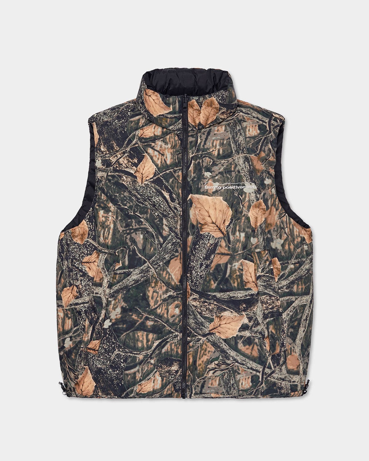 VERT 23 REVERSIBLE DOWN VEST BLACK