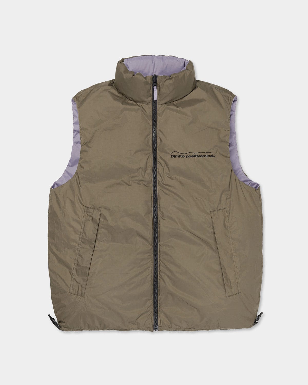 VERT 23 REVERSIBLE DOWN VEST PURPLE ASH