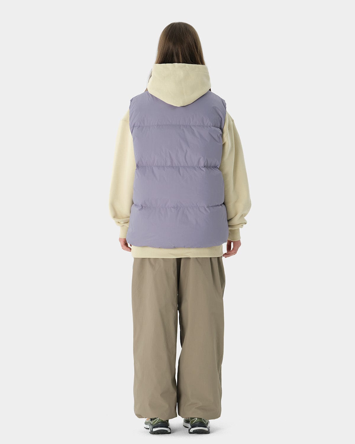 VERT 23 REVERSIBLE DOWN VEST PURPLE ASH