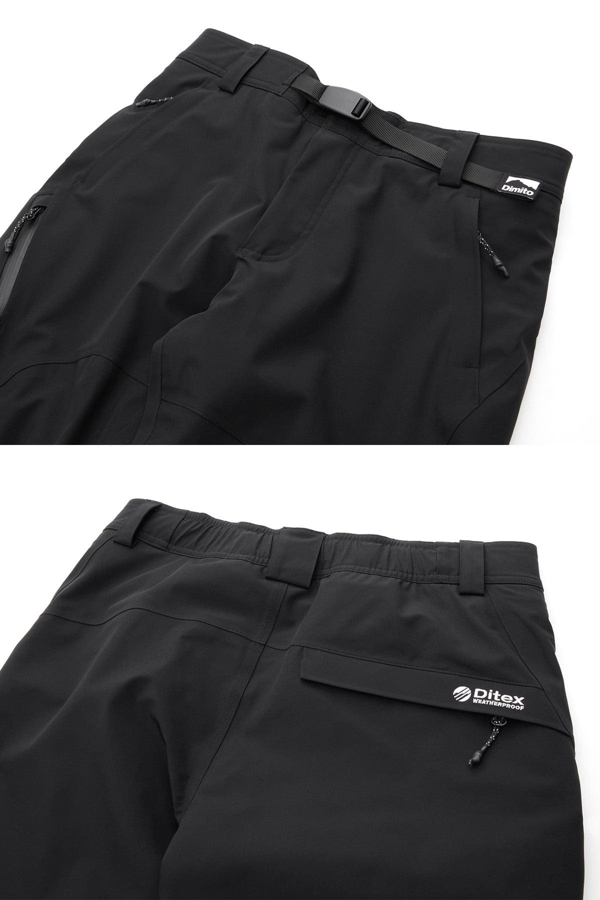 VERT 24 BIO SLIM PANTS BLACK (Slim Fit)