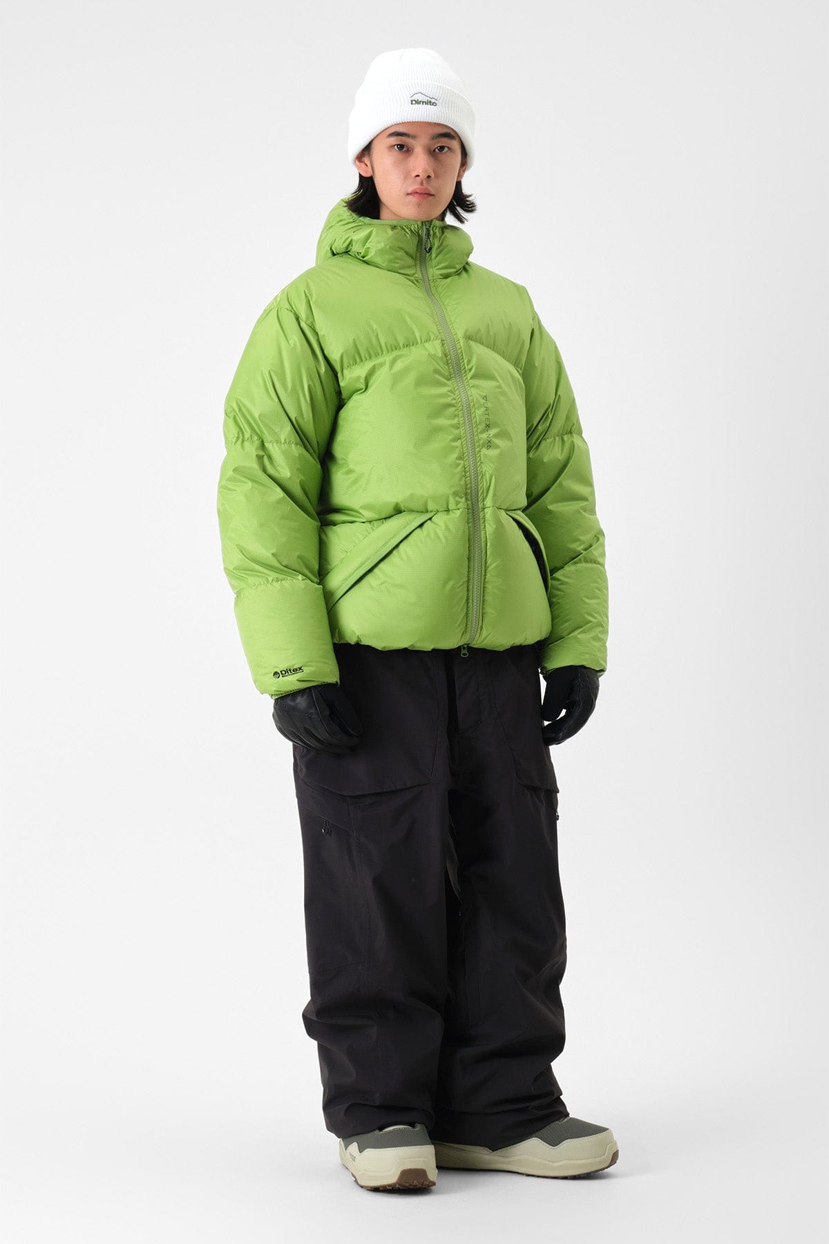 VERT 24 EASY HD DOWN JACKET OLIVE LIME