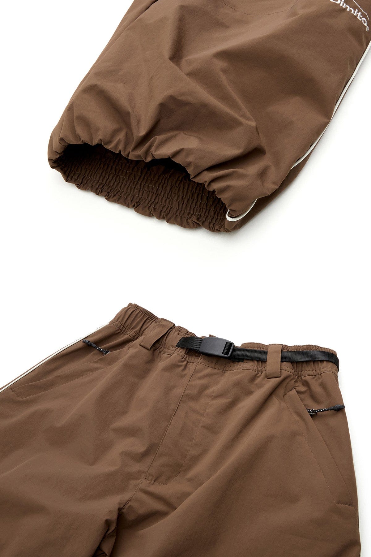 VERT AIR FORCE BANDED PANTS BROWN (Wide Fit)