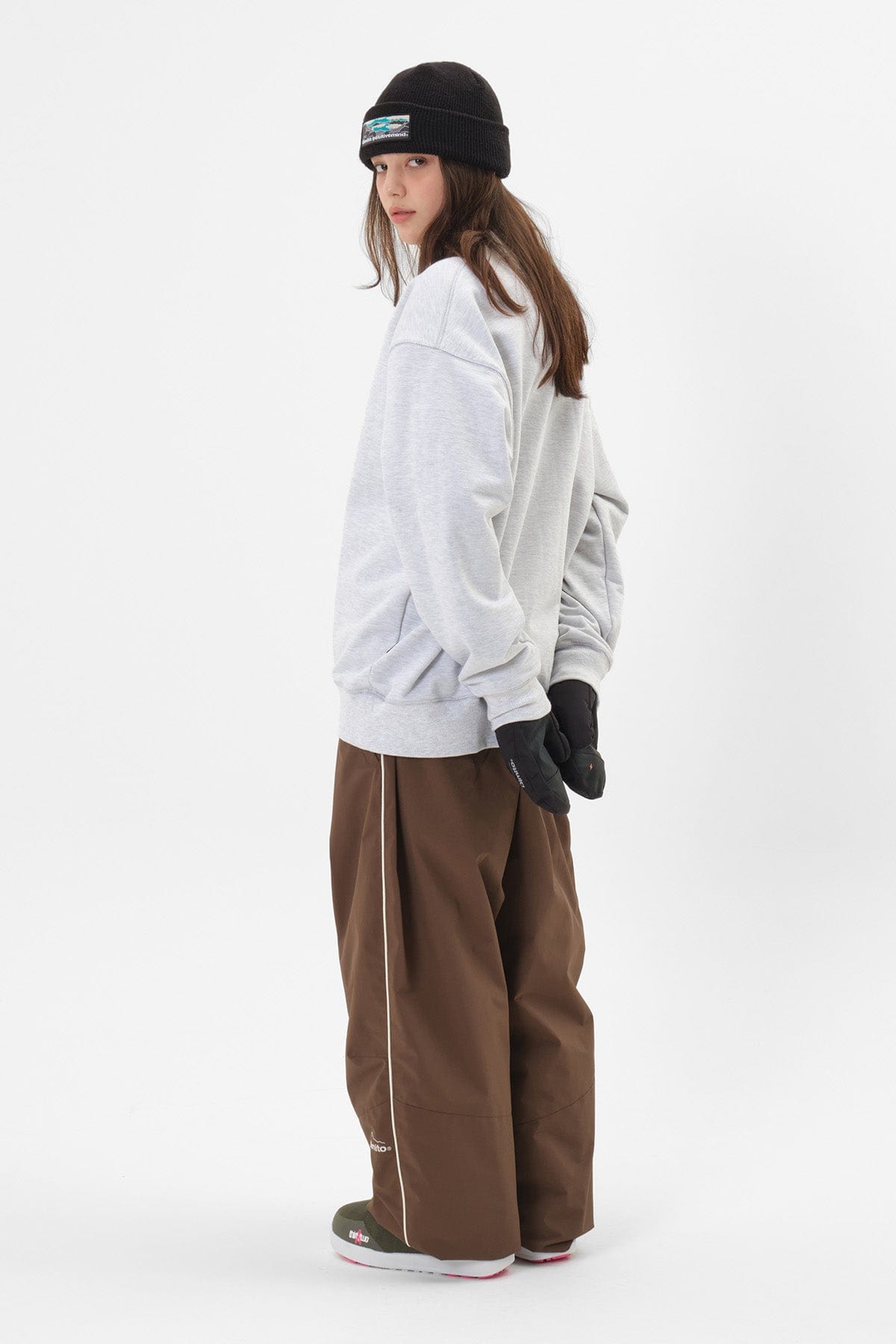 VERT AIR FORCE BANDED PANTS BROWN (Wide Fit)