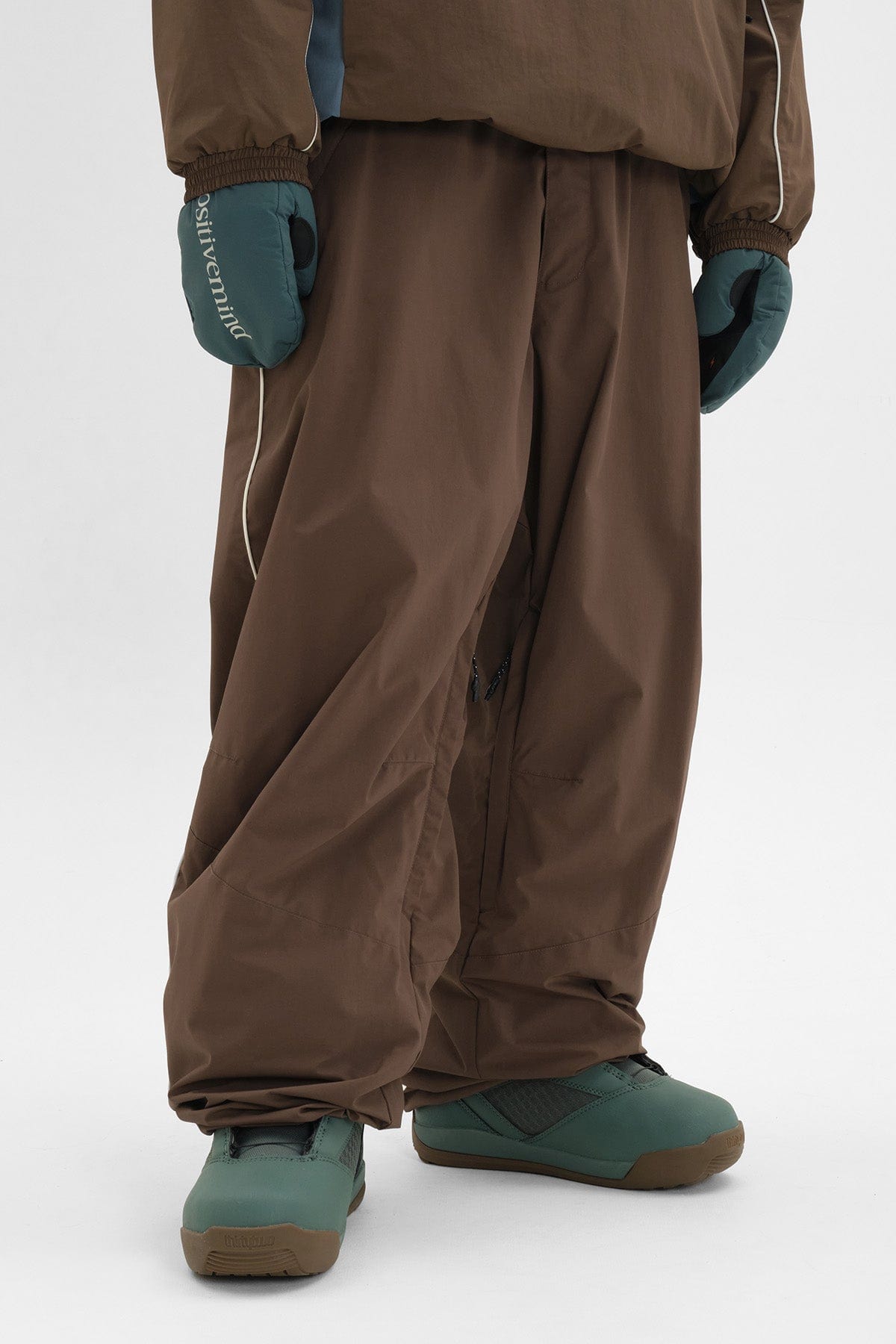 VERT AIR FORCE BANDED PANTS BROWN (Wide Fit)