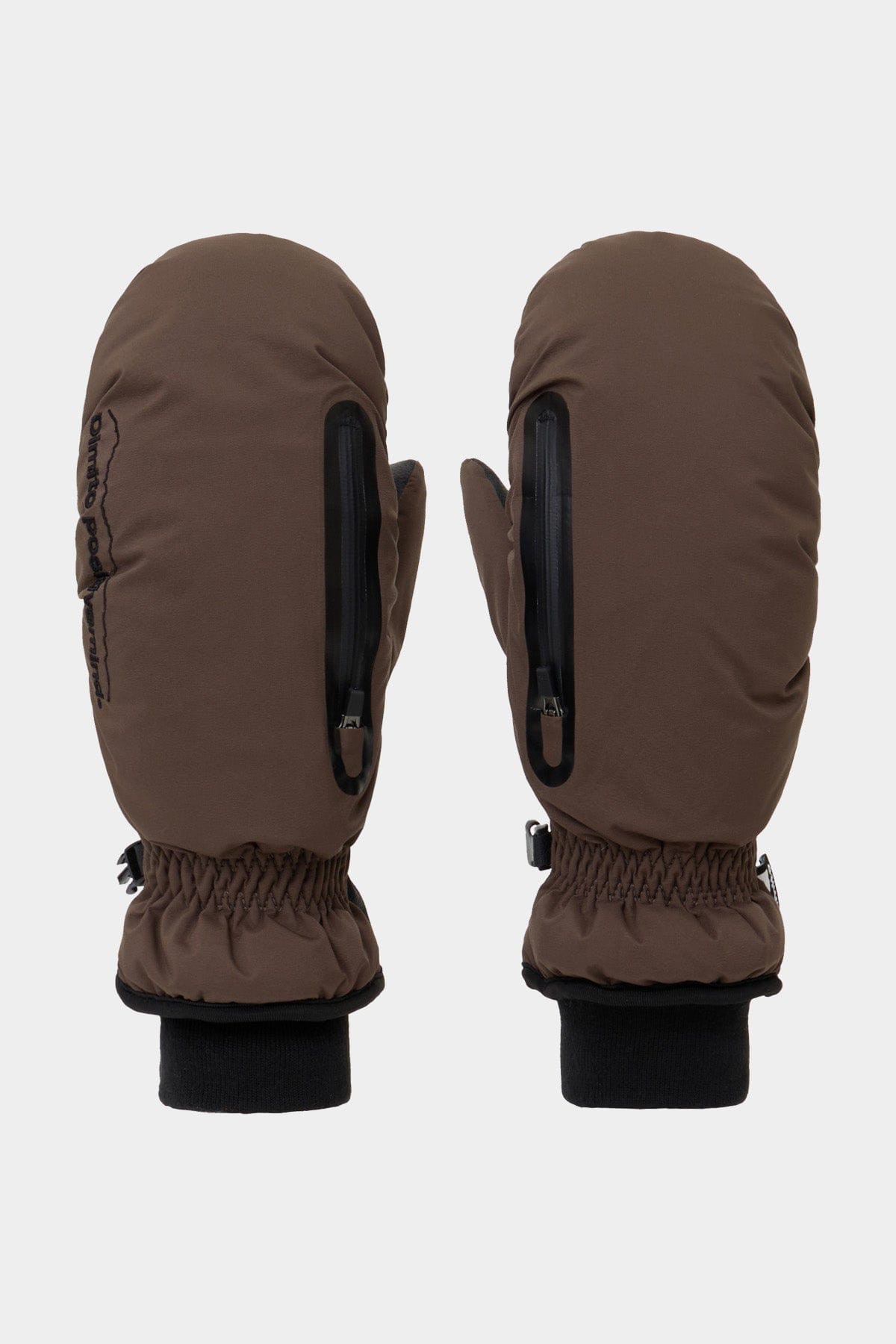 VERT AIR VENT DOWN MITTEN DARK BROWN