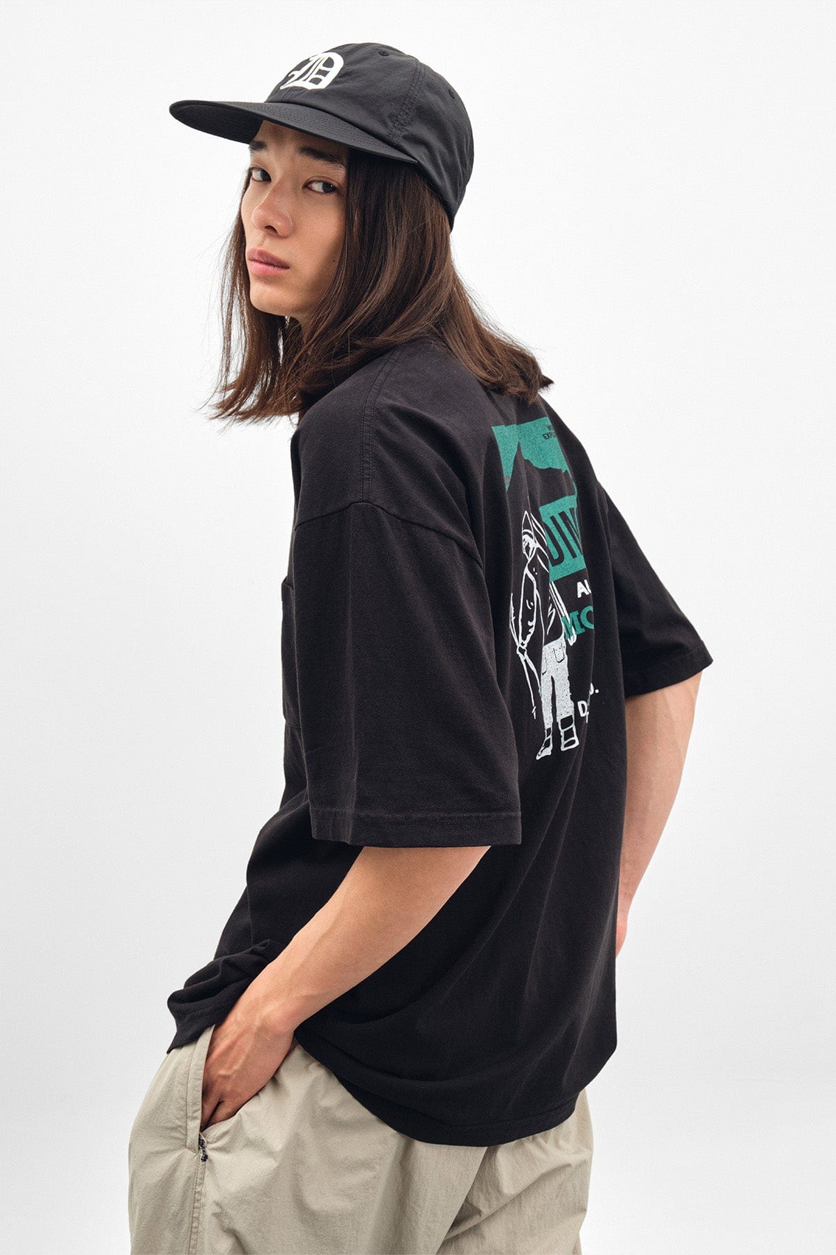 VERT AUTHENTIC POCKET SSV 6.5OZ TEE BLACK