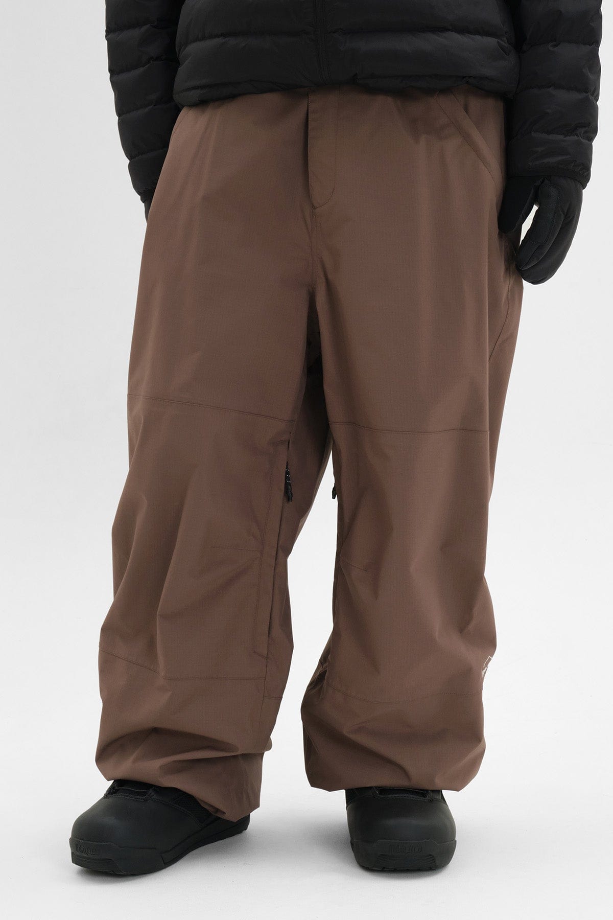 VERT BANDED BT PANTS DEEP BROWN