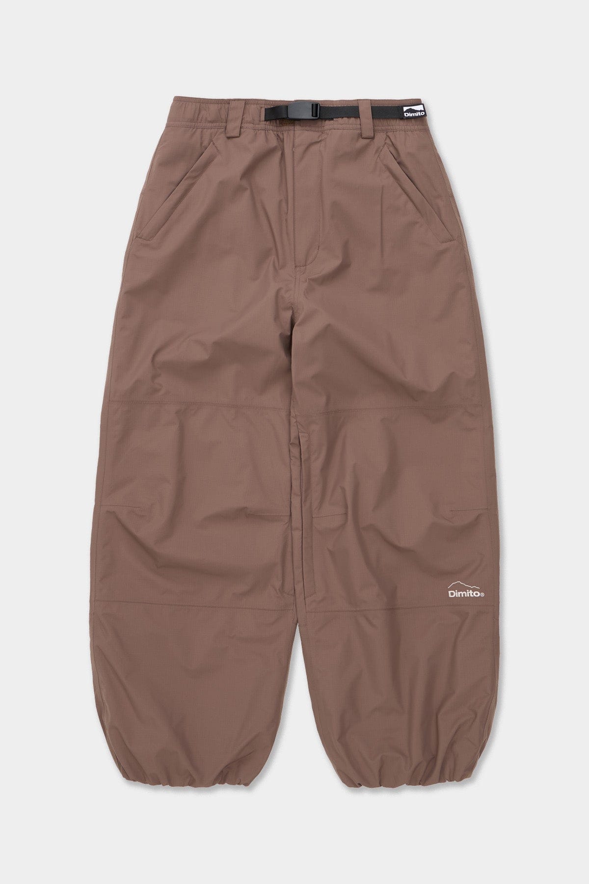 VERT BANDED BT PANTS DEEP BROWN