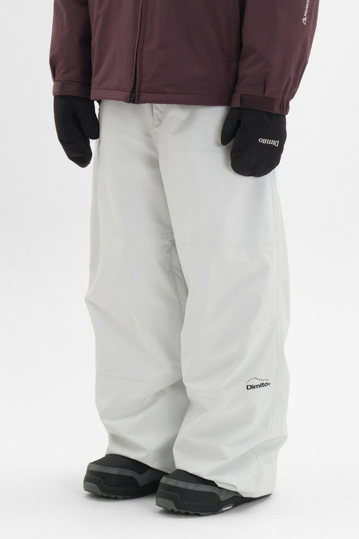 VERT BANDED BT PANTS DEEP WHITE