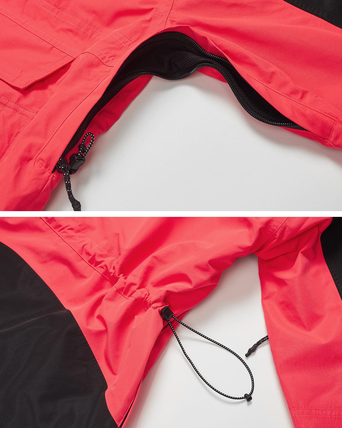 VERT BLOCK MT JACKET CRIMSON