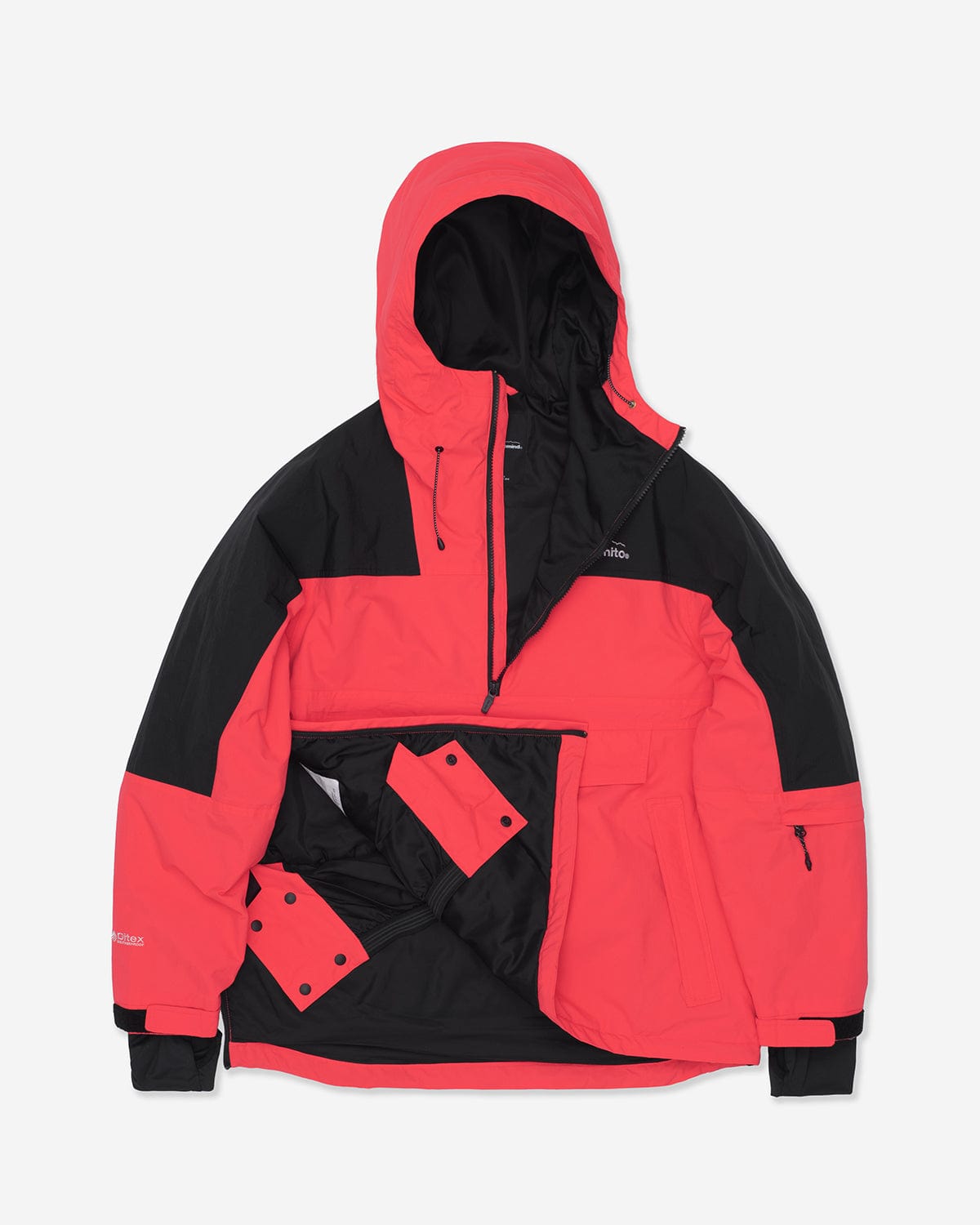 VERT BLOCK MT JACKET CRIMSON