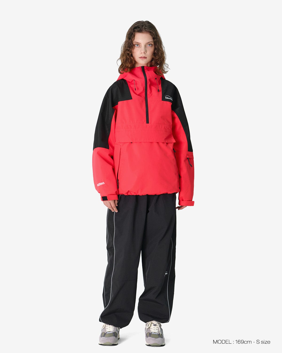 VERT BLOCK MT JACKET CRIMSON