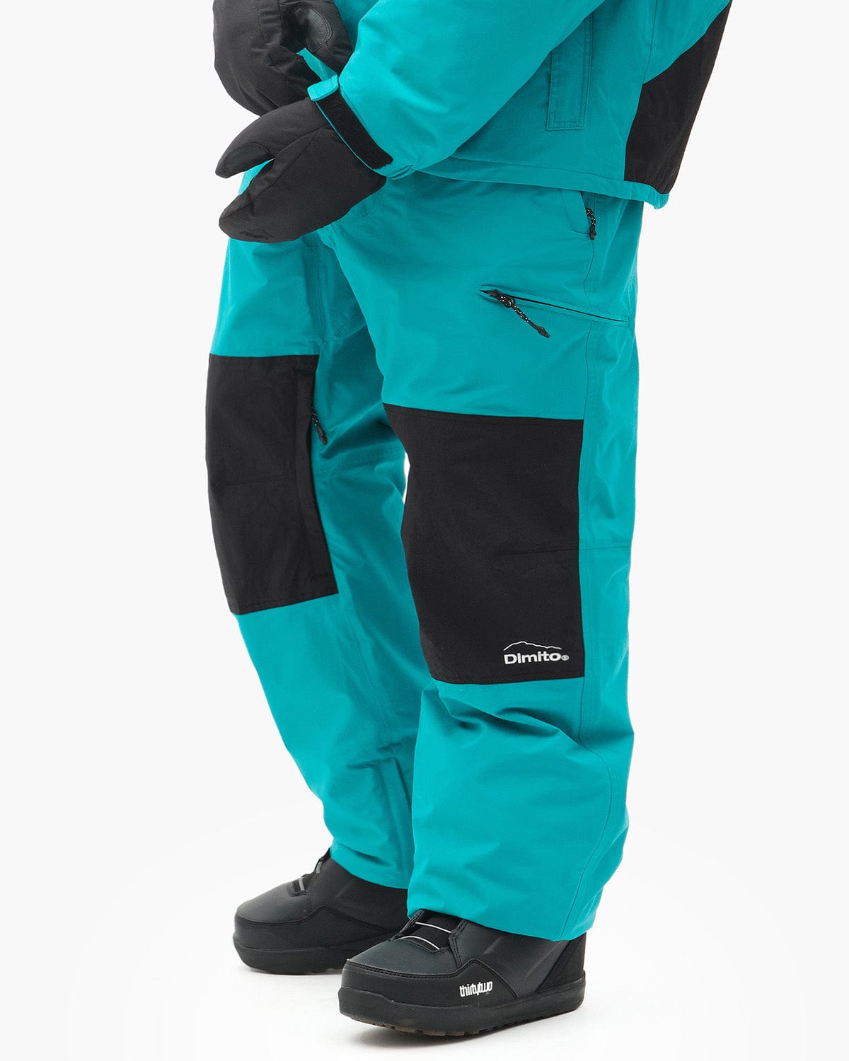 VERT BLOCK MT PANTS EMERALD