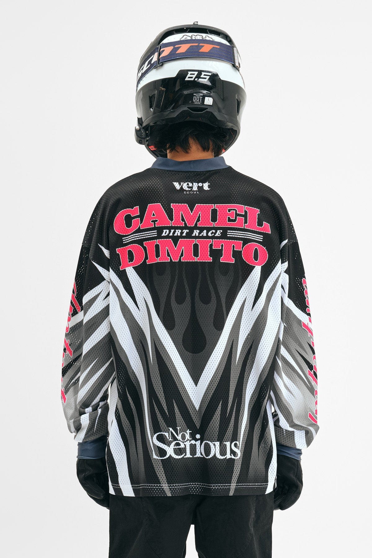 VERT CAMEL RACE JERSEY BLACK