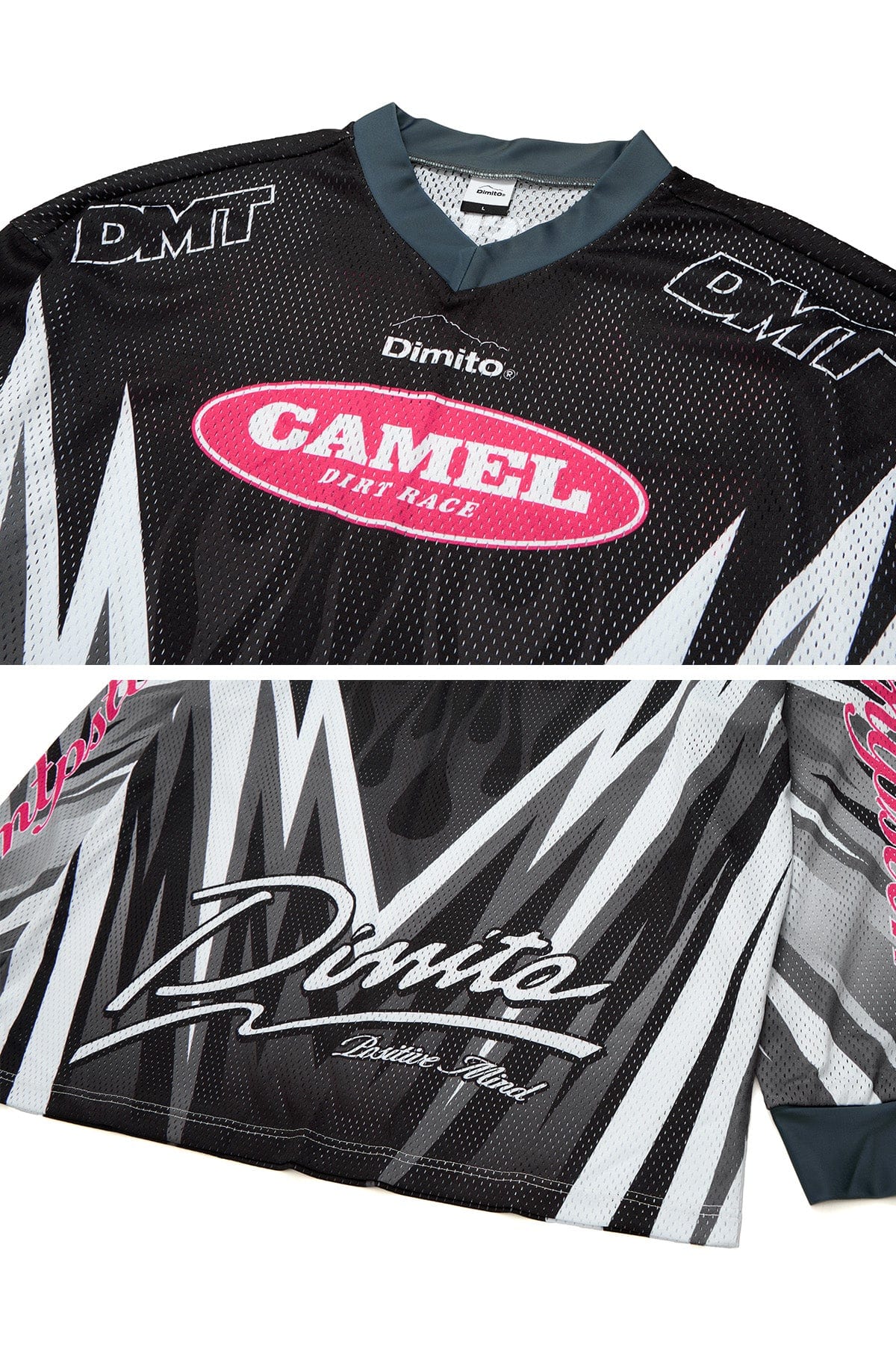 VERT CAMEL RACE JERSEY BLACK