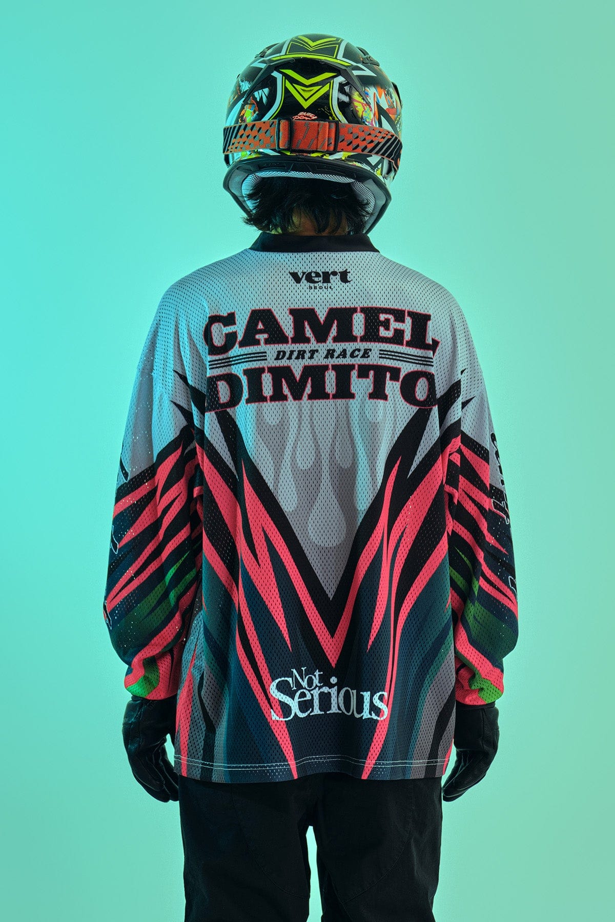 VERT CAMEL RACE JERSEY GREY