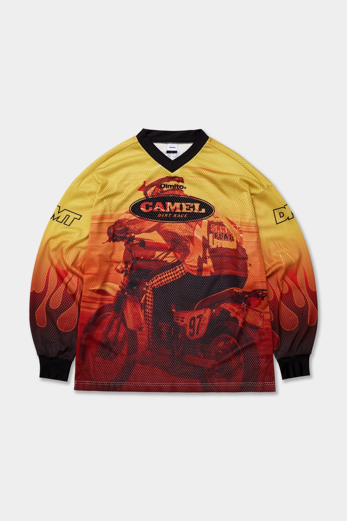 VERT CAMEL RACE JERSEY SUNSET YELLOW