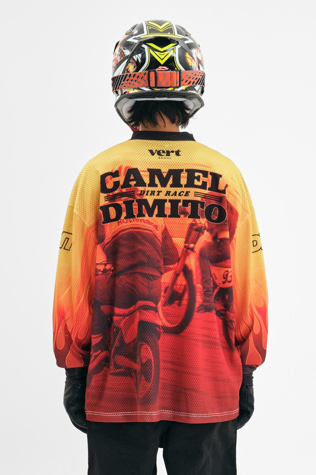 VERT CAMEL RACE JERSEY SUNSET YELLOW