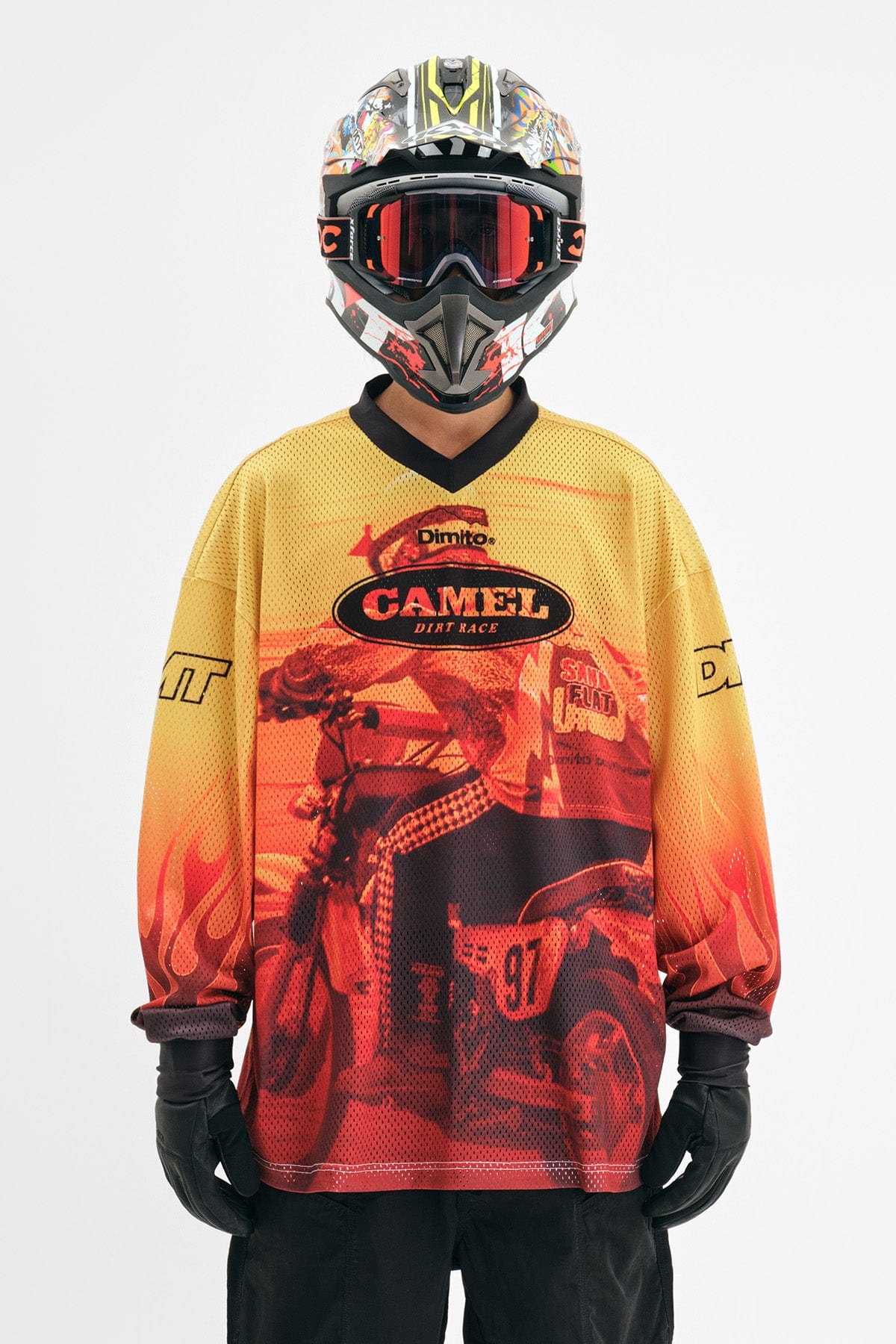 VERT CAMEL RACE JERSEY SUNSET YELLOW