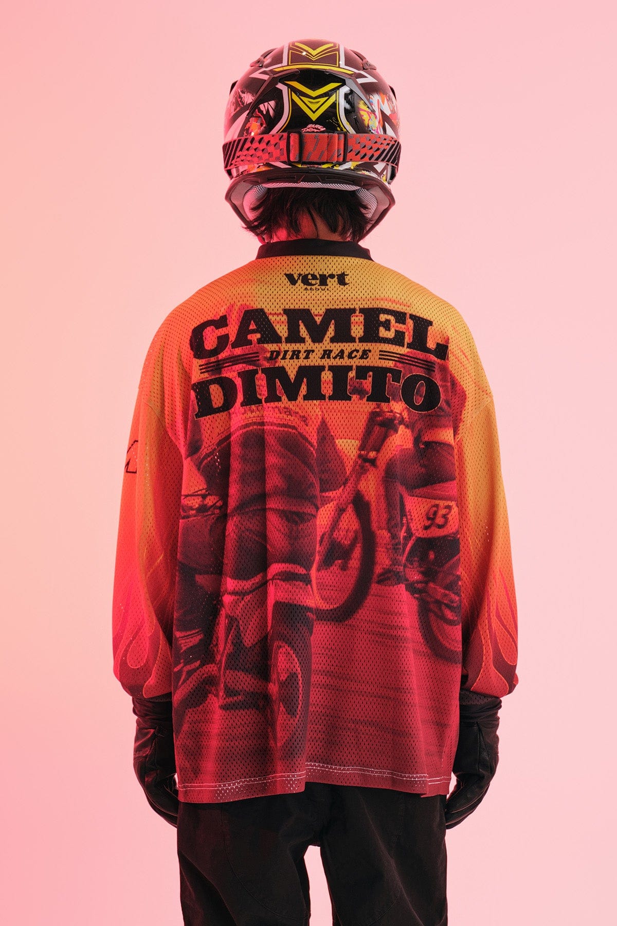 VERT CAMEL RACE JERSEY SUNSET YELLOW