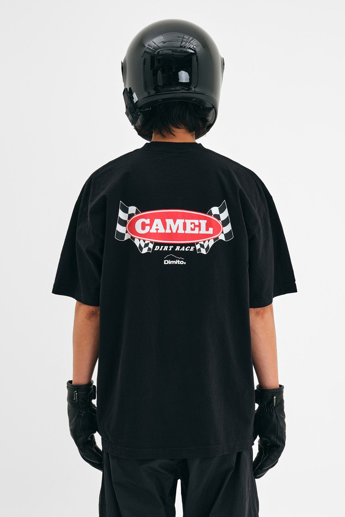 VERT CAMEL RACE SSV GD 6.5OZ TEE BLACK