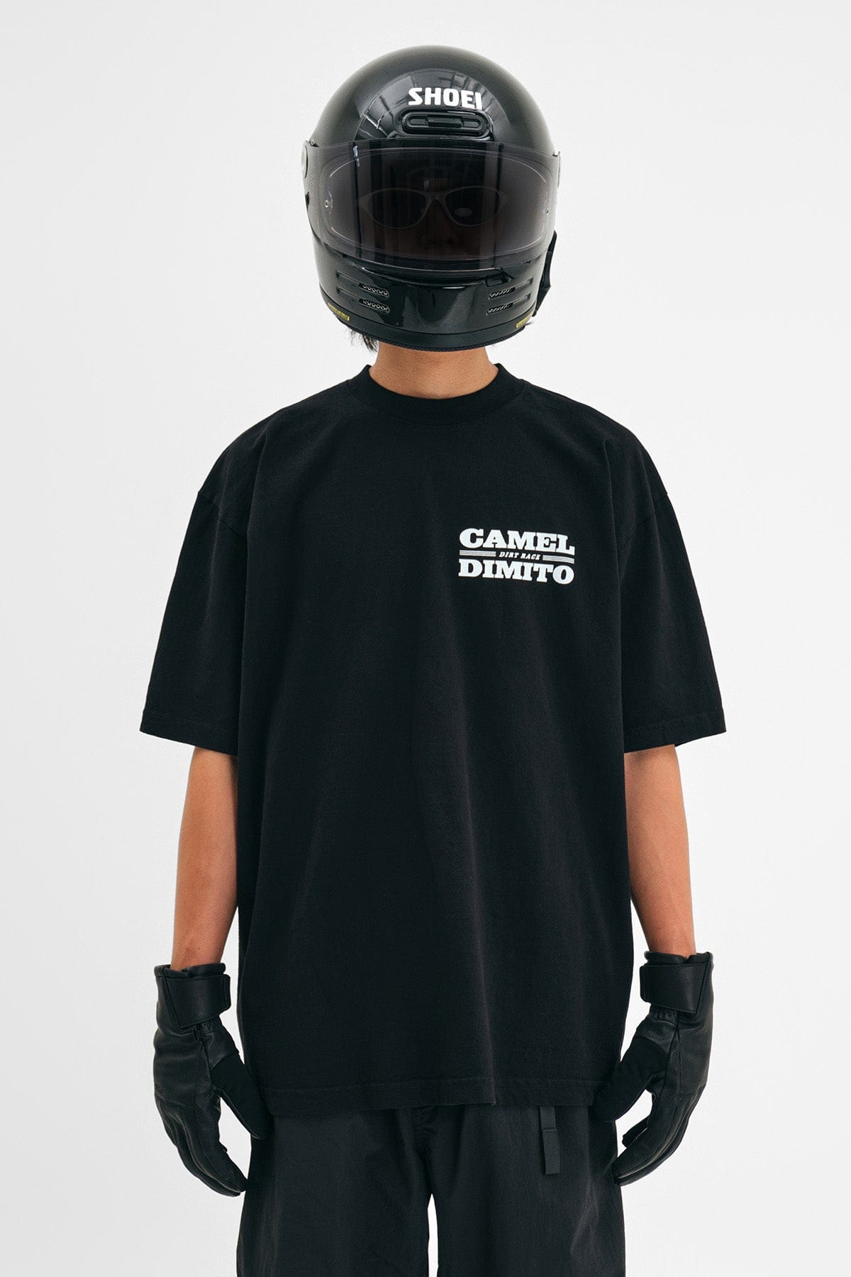 VERT CAMEL RACE SSV GD 6.5OZ TEE BLACK