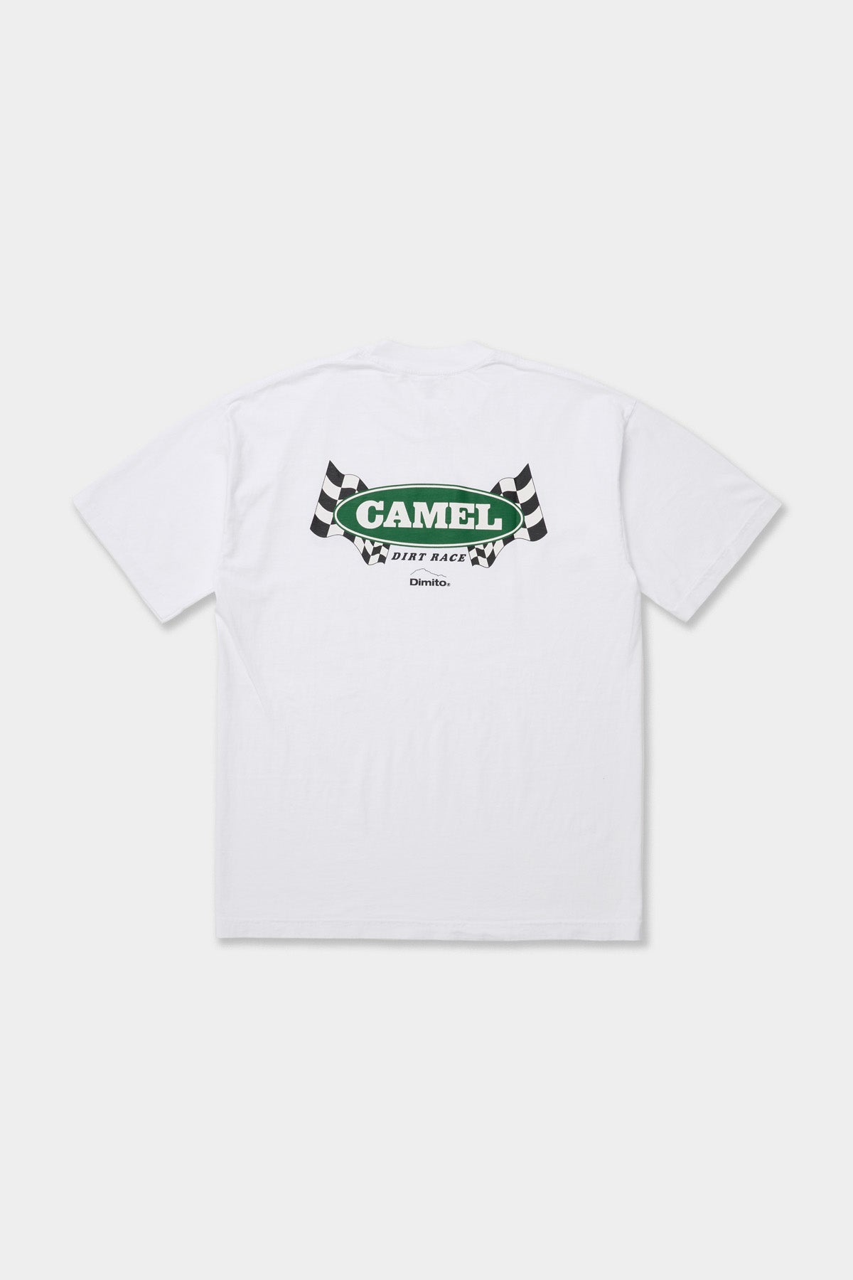 VERT CAMEL RACE SSV GD 6.5OZ TEE WHITE