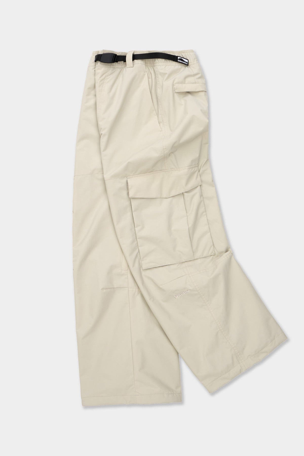 VERT CARGO BIG PANTS IVORY