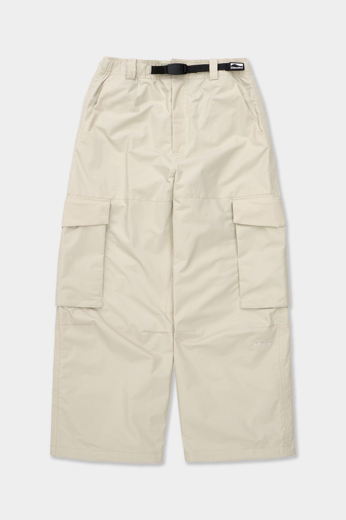 VERT CARGO BIG PANTS IVORY