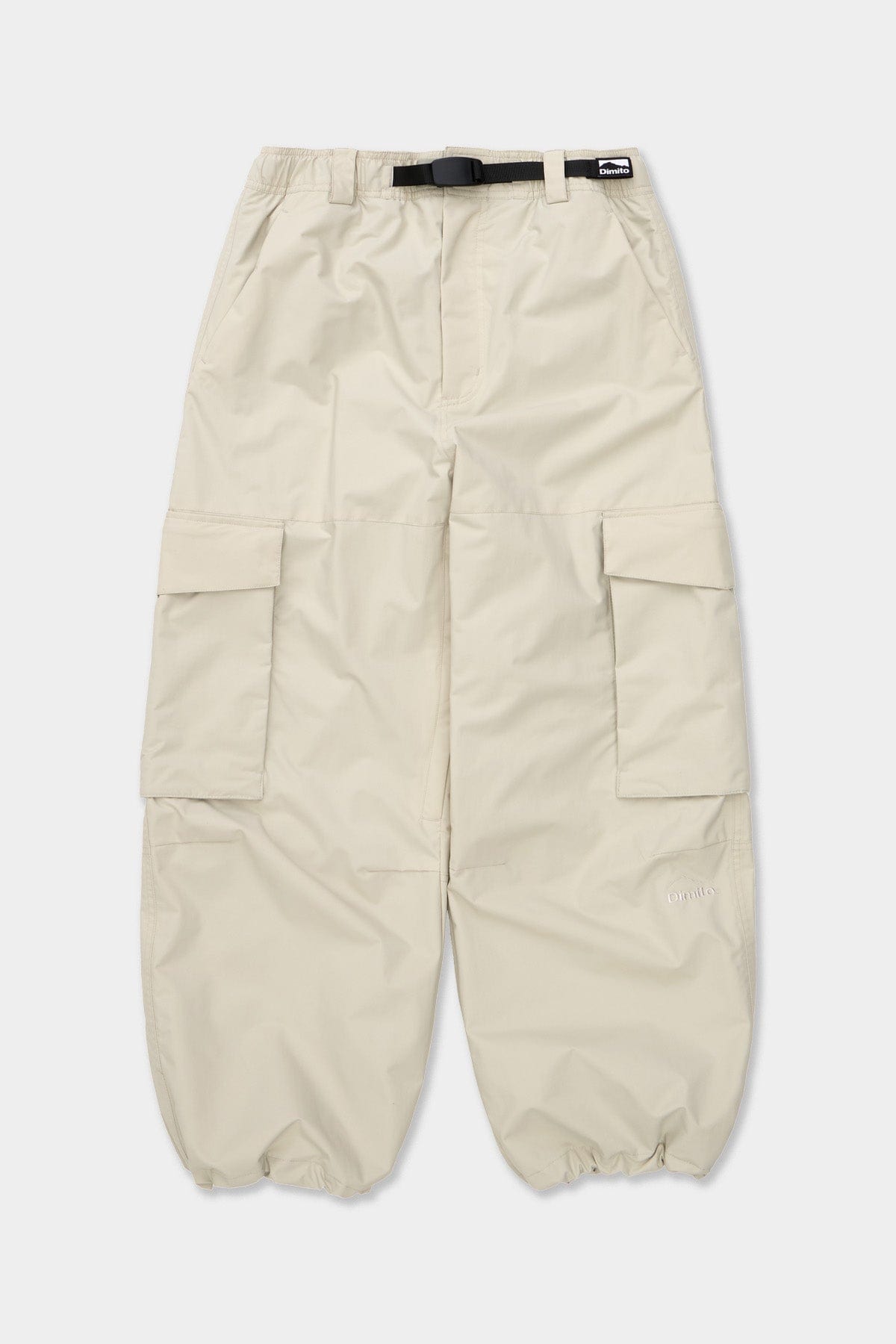 VERT CARGO BIG PANTS IVORY