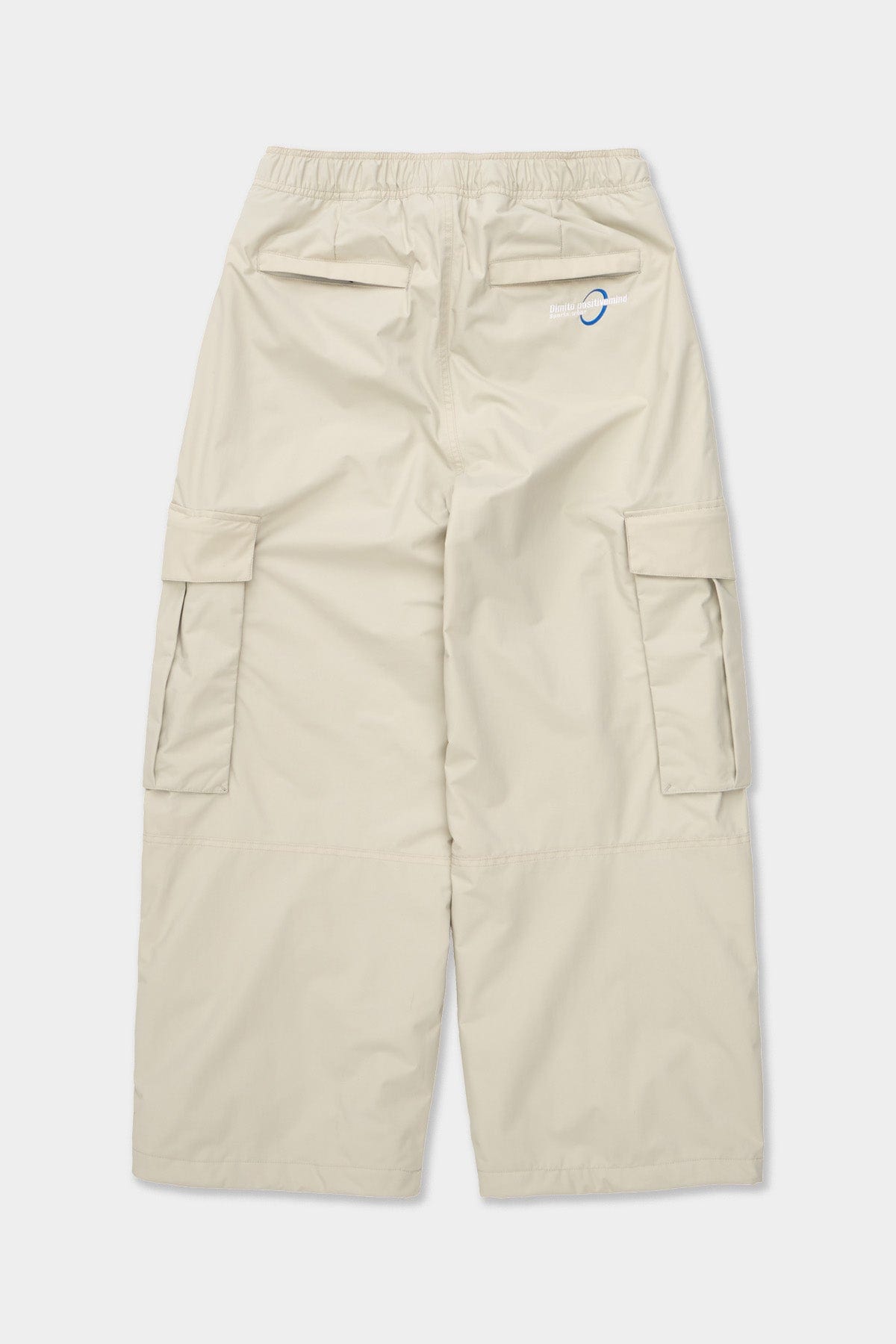 VERT CARGO BIG PANTS IVORY